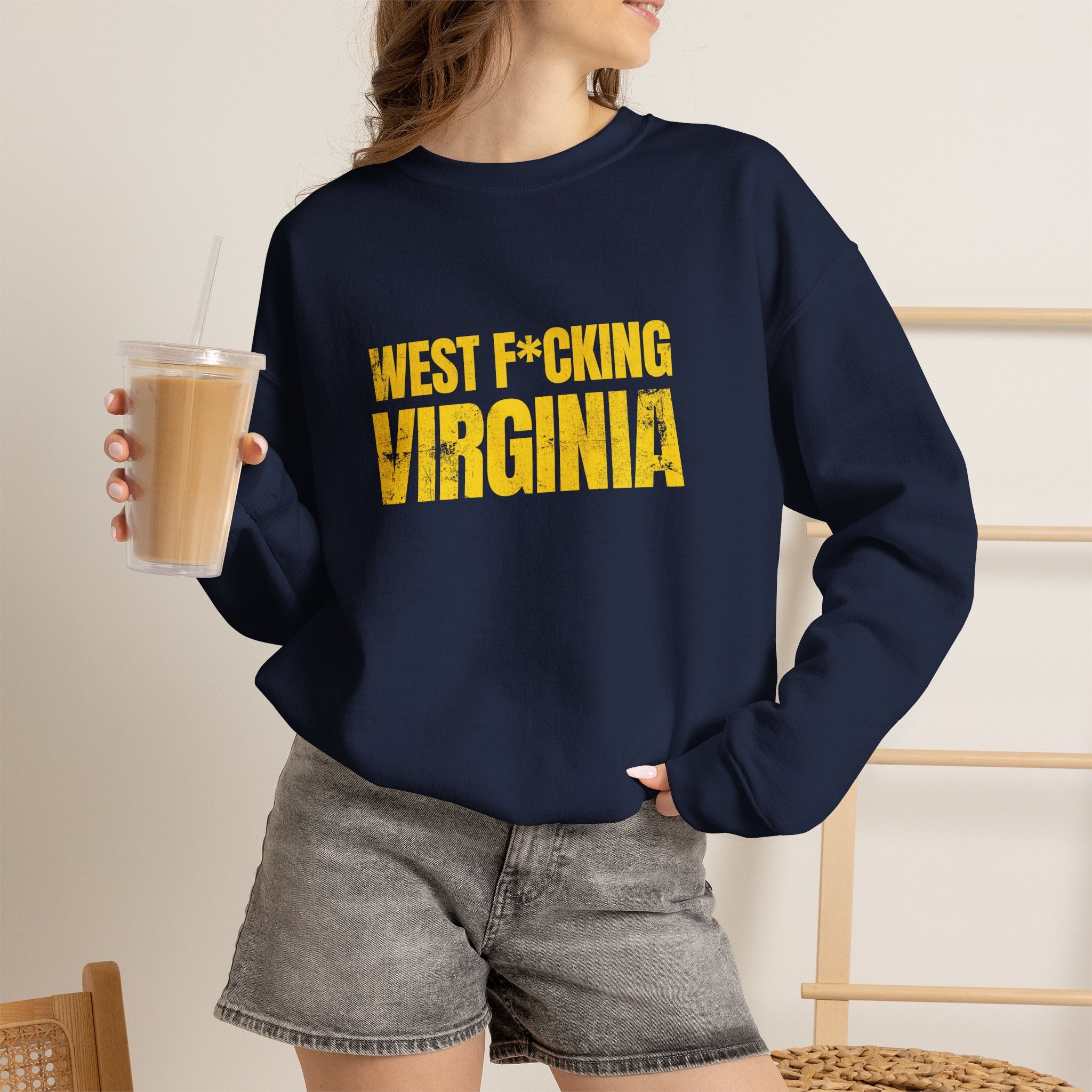 West F*cking Virginia Crewneck Sweatshirt
