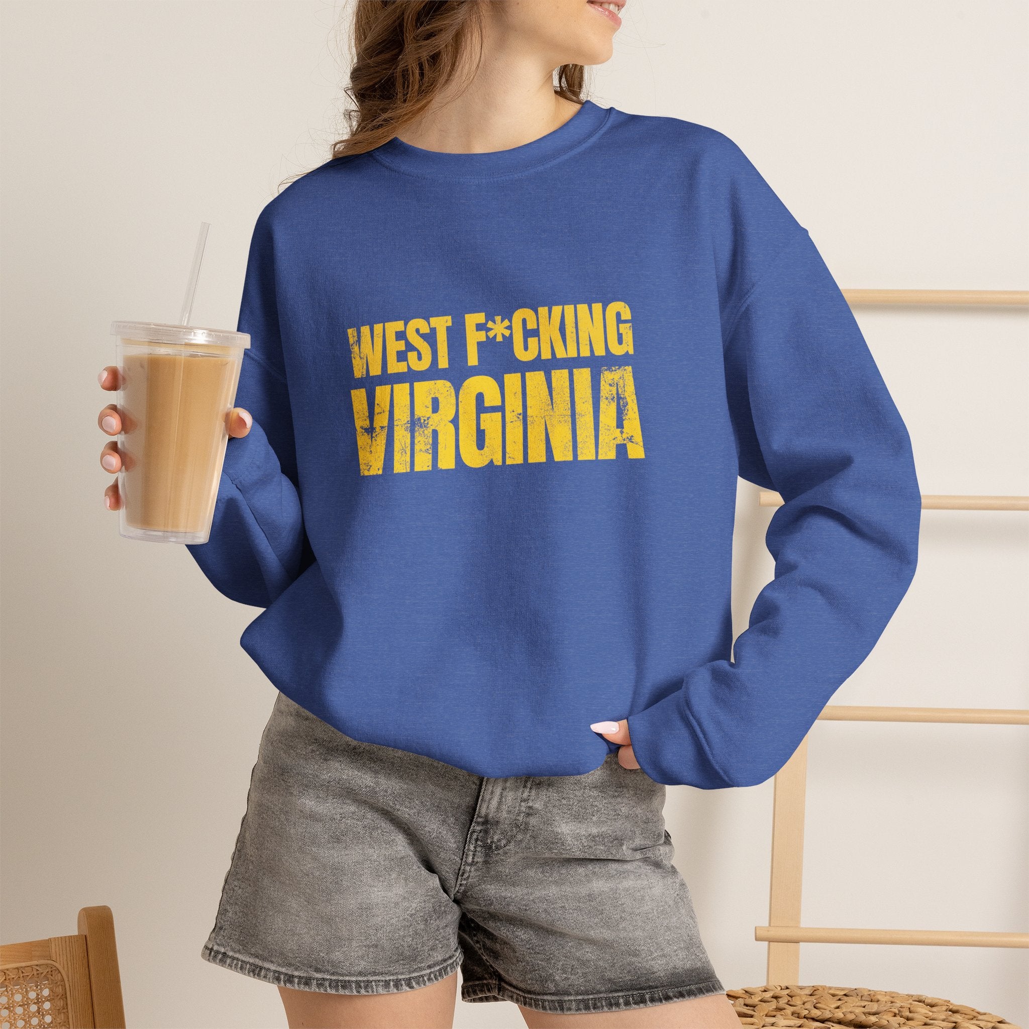 West F*cking Virginia Crewneck Sweatshirt